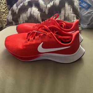 Red and White Nike Zoom Pegasus 37